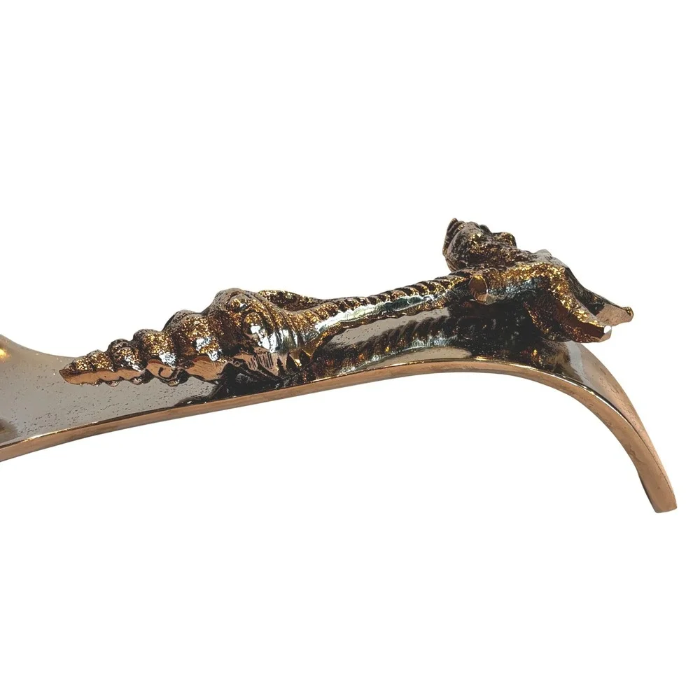 New Metal Spoon Rest Nautical Starfish Seashell‎ Beach Coastal Decor Gift